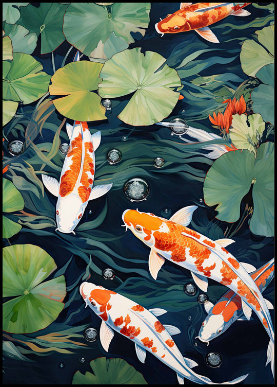 Plakat Ryby Koi 2