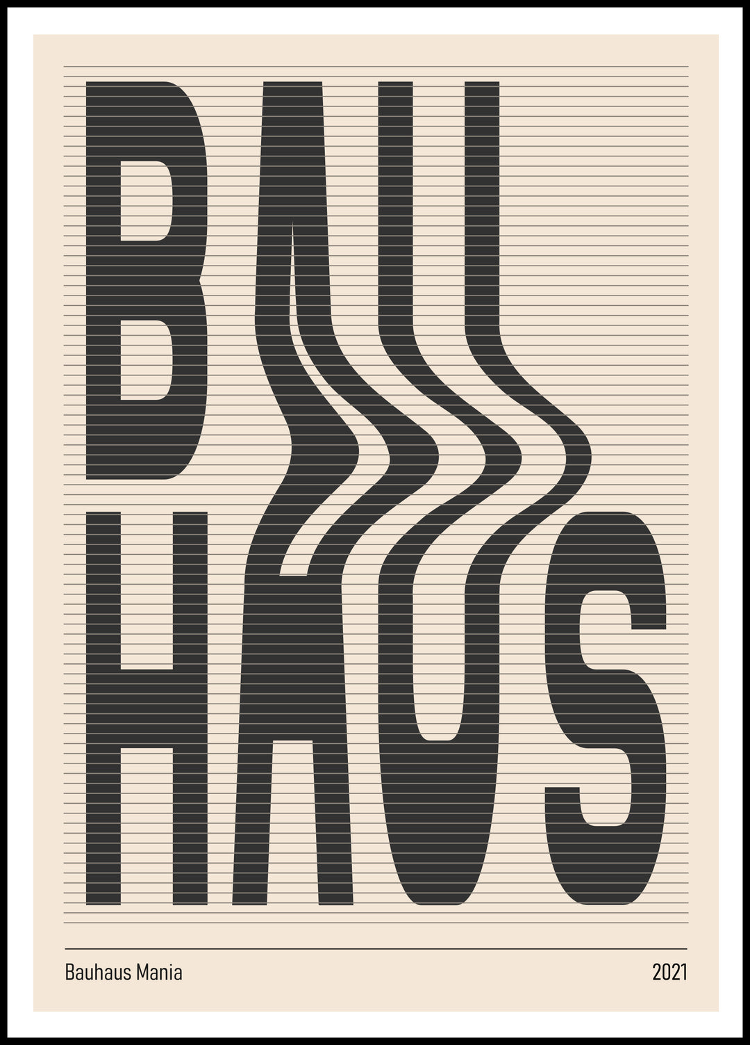 Plakat Bauhaus 25