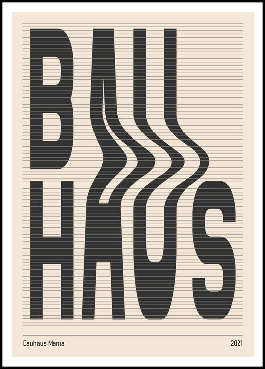 Plakat Bauhaus 25