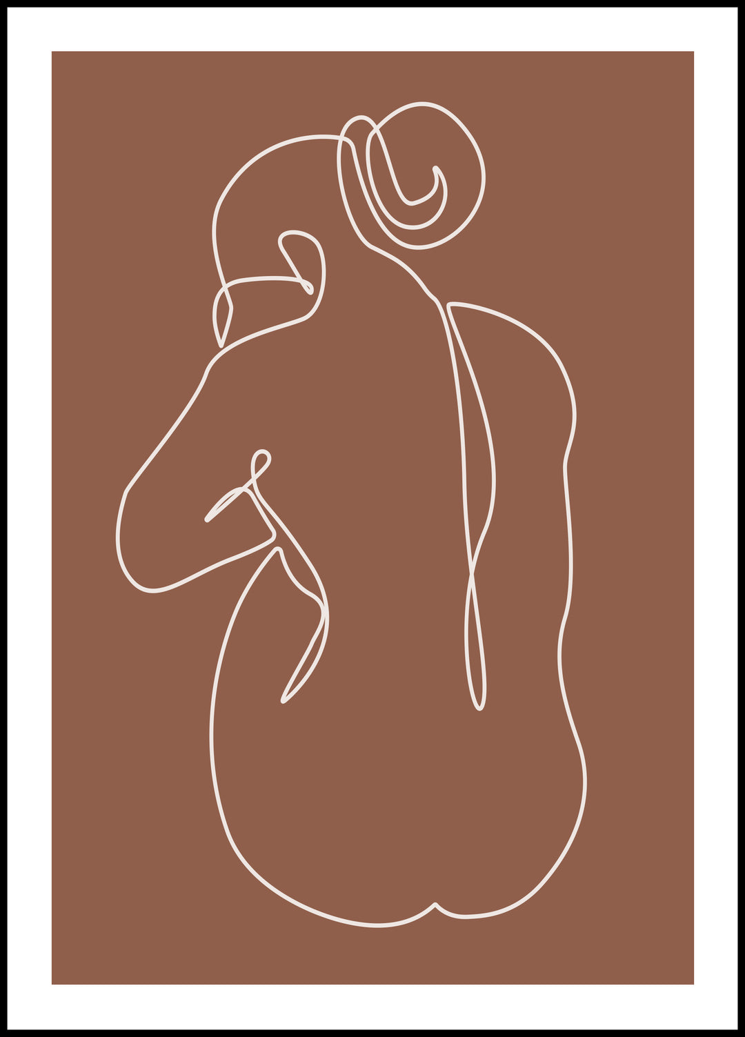 Plakat Kobieta abstrakcja 1
