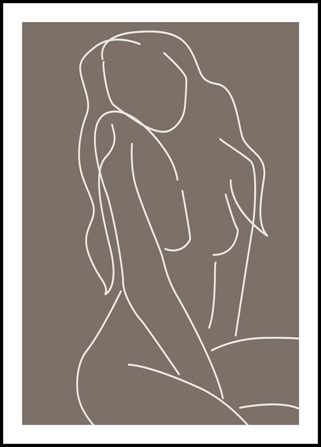 Plakat Kobieta abstrakcja 3