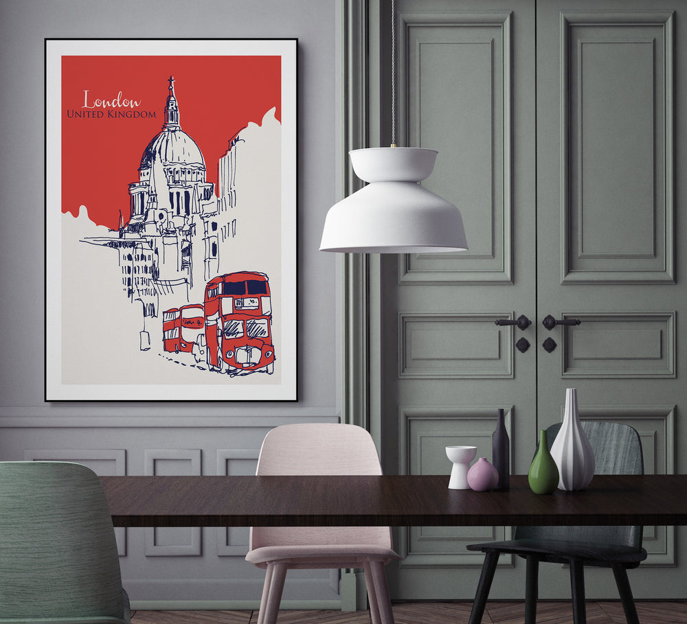 Plakat Londyn