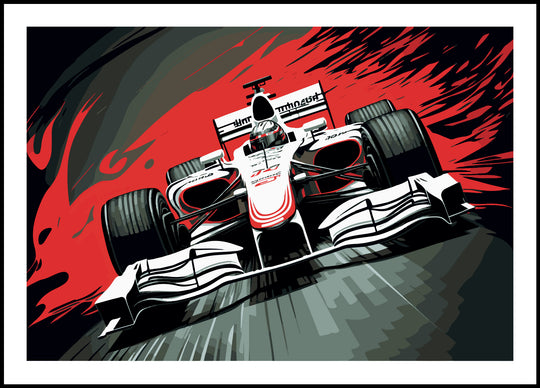 Plakat Samochód Formuła