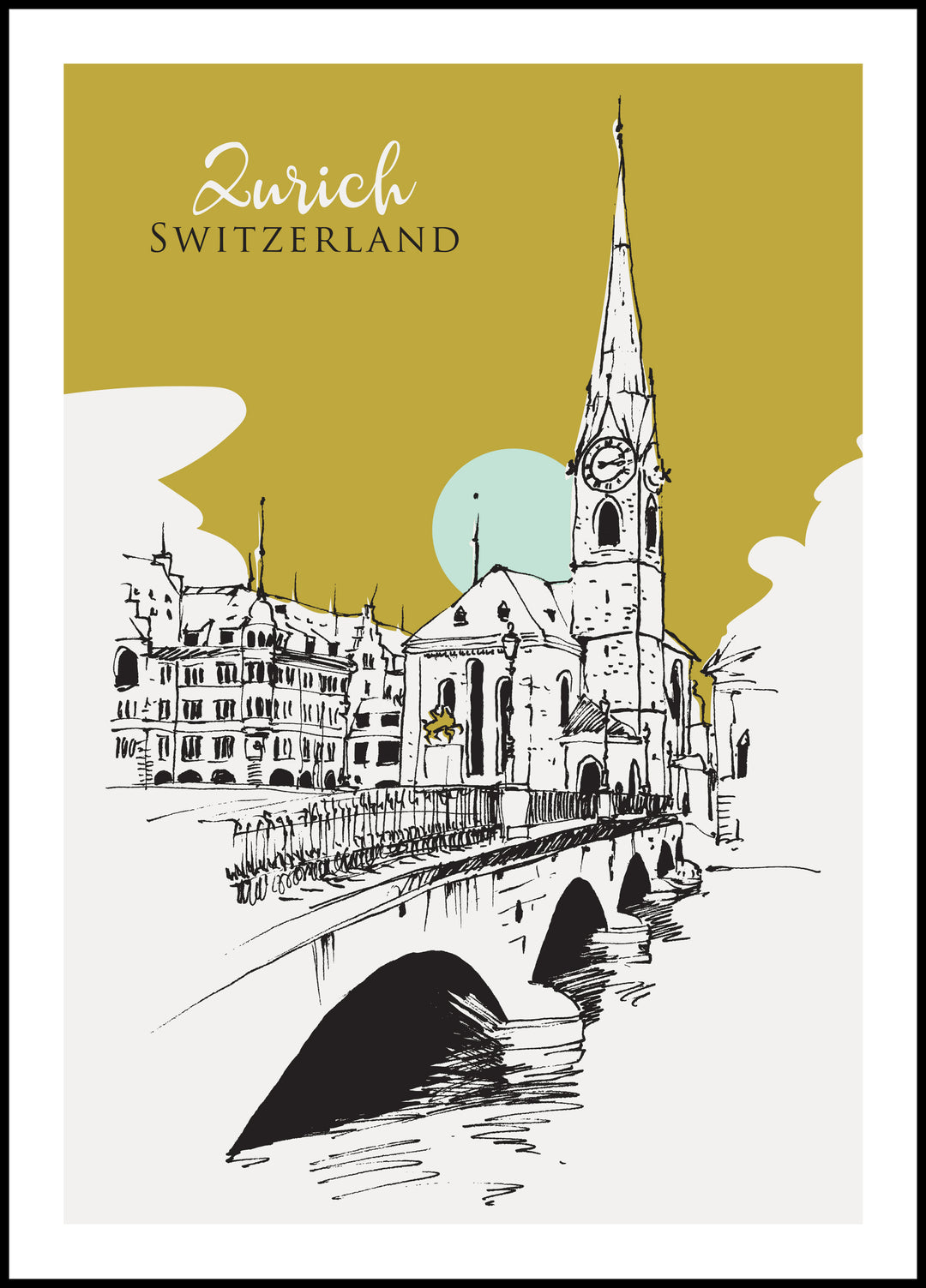Plakat Zurych